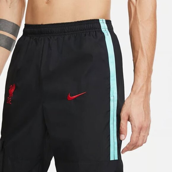 Men's Nike 20-21 Liverpool Woven Track Pants 'Black' CZ2775-010 Size Small NWT - Picture 3 of 4